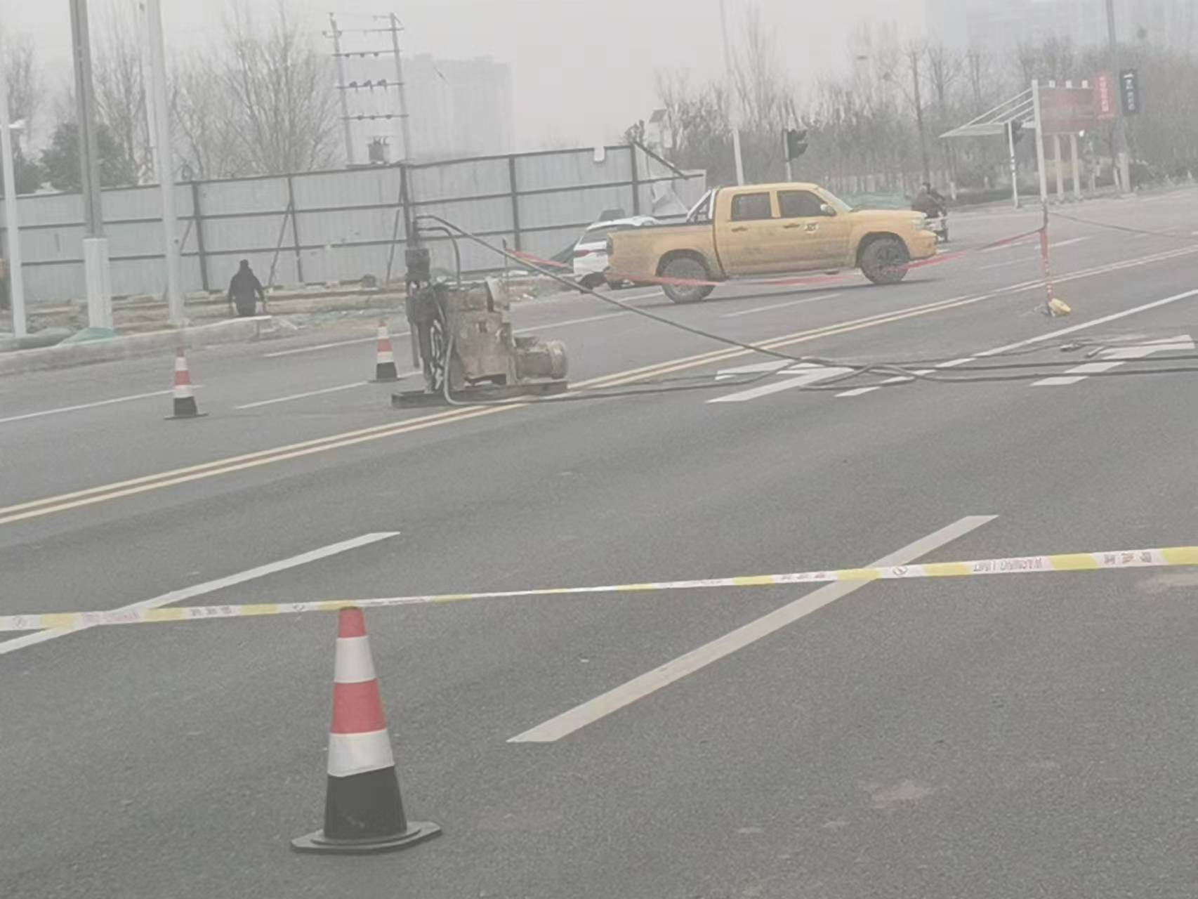 睢阳公路路基沉陷注浆